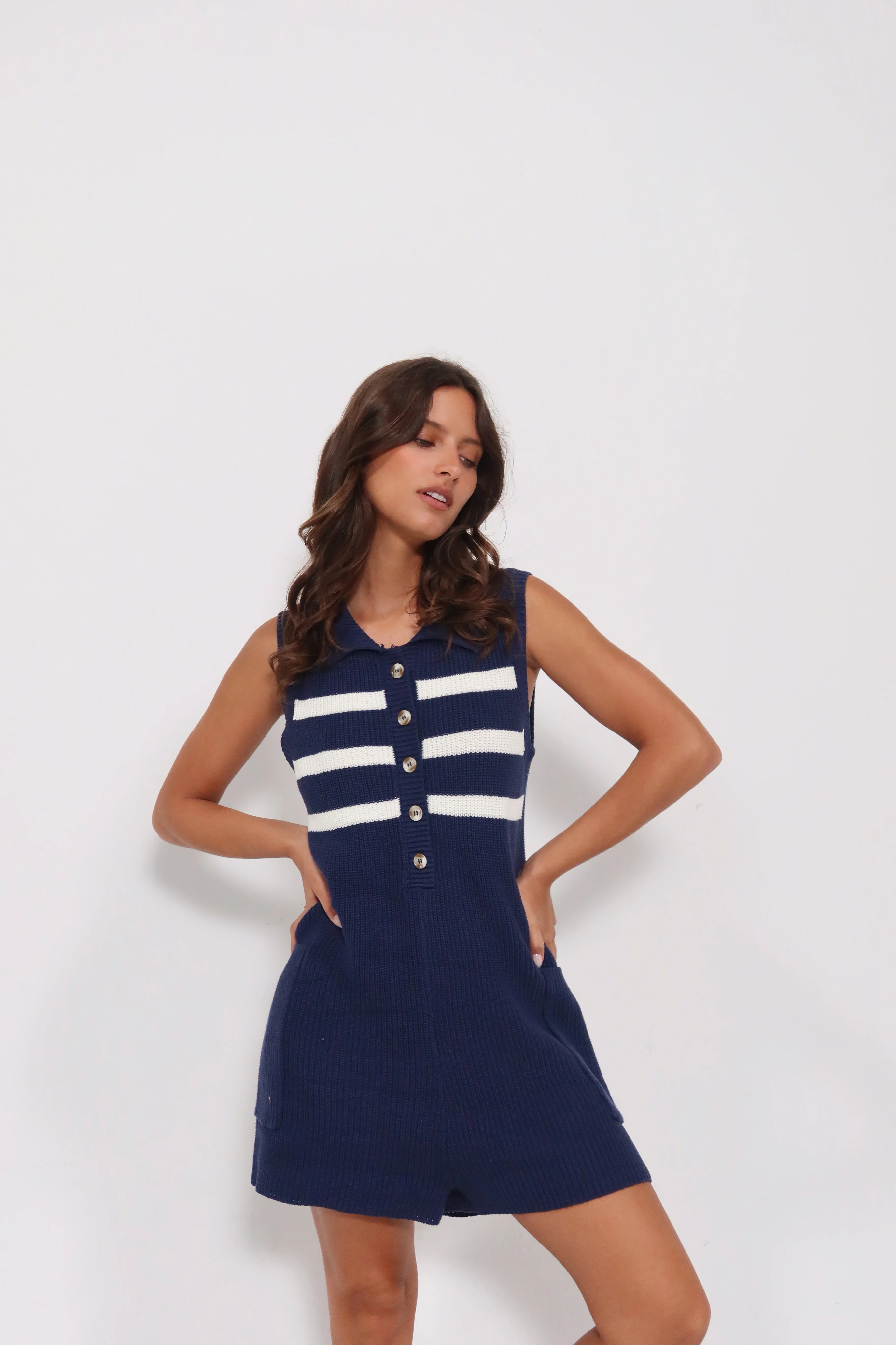 POLO KNIT ROMPER - Image 2