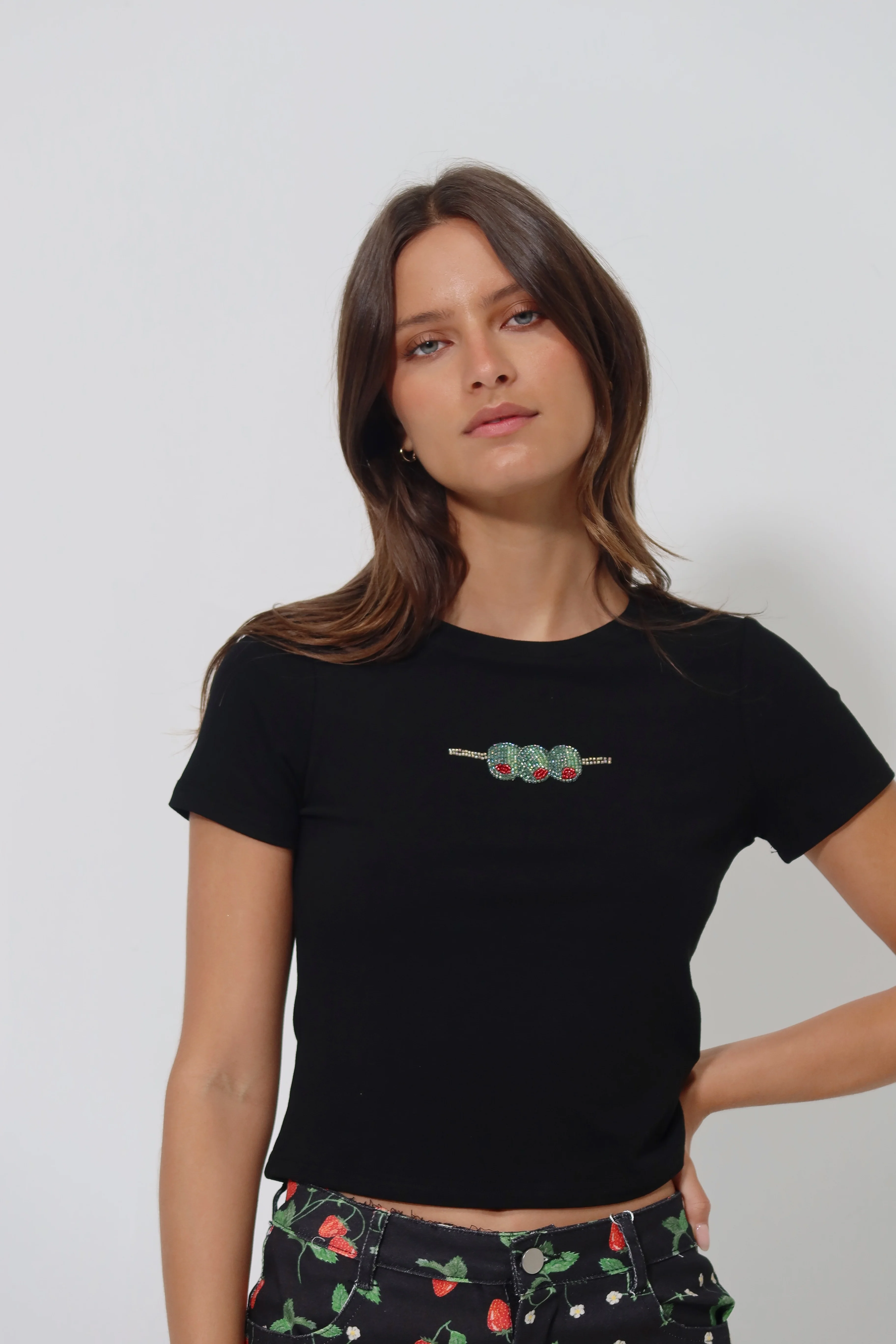BLACK OLIVE TEE - Image 2